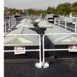 Guardrail Systems Installation Around Rooftop Skylights at Pharmaceutical Manufacturing Plant