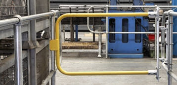 Safety Gates Spring-Loaded For Loading Docks