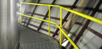 Safety Railings and Access Platforms For Elevated Work Areas