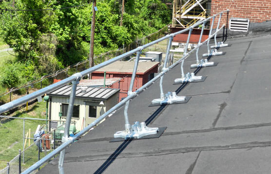 Installation of BlueWater Manufacturing Architectural Series Roof-Edge Railing