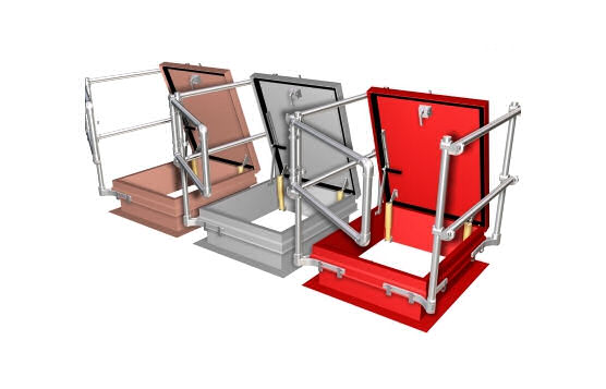 Kee Safety KeeHatch With Grab Bar Rails For Easy Access