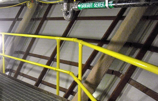 Fall Protection Rails For Catwalks and Elevated Work Areas