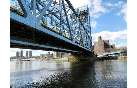 Personnel Fall Protection Netting During Track Replacement on Harlem River Lift Bridge, Bronx, NY