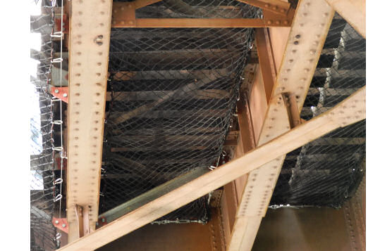 Below-Bridge Personnel Netting Installation To Minimize Railroad Worker Injuries and Rescue Time, Harlem River Lift Bridge, Bronx, NY