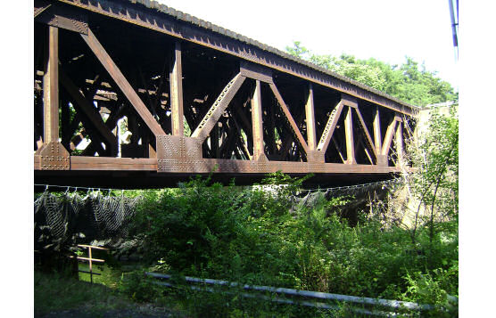 Personnel Safety Netting During Replacement of Ties On Railroad Bridge, Boonton, NJ