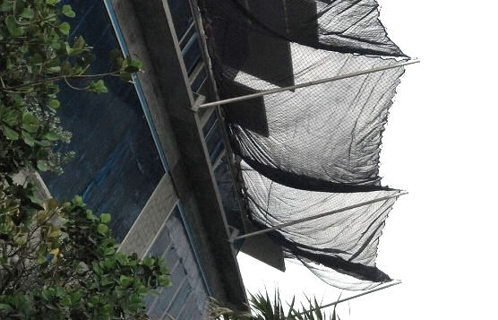 Cantilevered Netting For New Hotel Construction Fall Protection