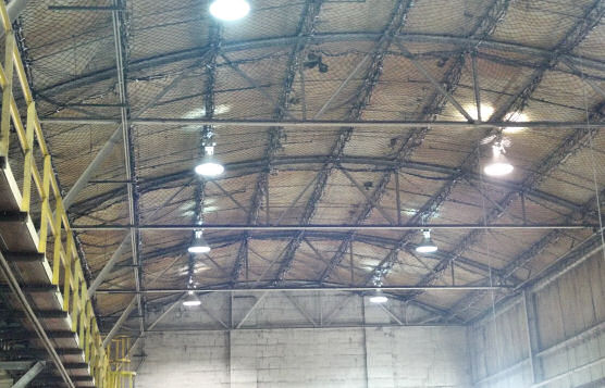 Second Skin Netting Applied During Roof Replacement