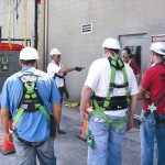Group competent person training demonstration at FallProof state-of-the-art training facility in Central New Jersey.