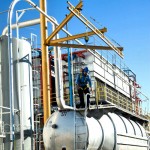 Horizontal Cable Lifelines On Access Platform At Utility Plant