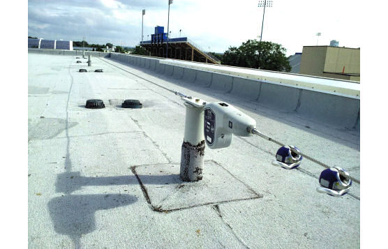 Custom Non-Penetrating Rooftop Horizontal Cable Lifelines Custom Non-Penetrating Rooftop Horizontal Cable Lifelines
