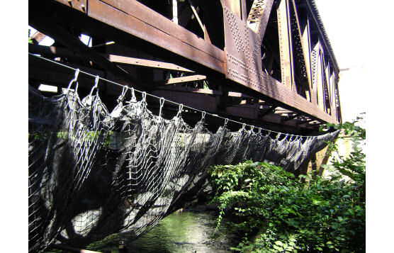 Personnel Safety Netting During Rehabilitation Projects