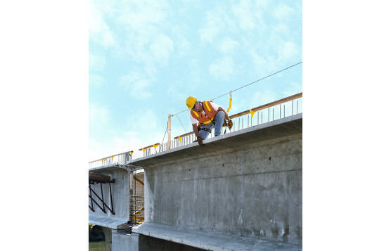 Temporary Horizontal Lifelines On Construction Jobsite