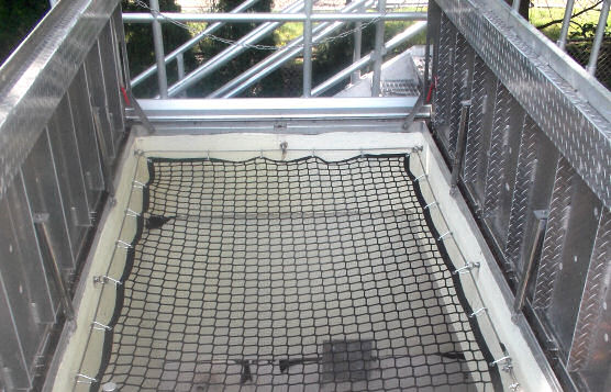 Safety Netting Installation Over Hatch at New Jersey Wastewater Treatment Plant