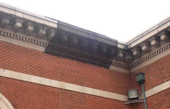 Debris Netting Installation on Parapet Wall of Wastewater Treatment Plant in New Jersey