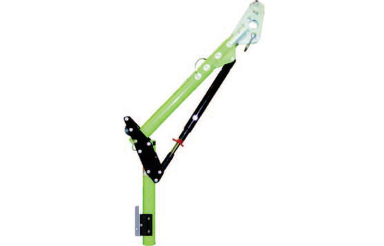 Adjustable Davit Arm For Range and Flexibility During Restricted Overhead Clearance