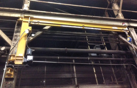 Installation of Motorized and Remote-Controlled Swing and Jib Arm Installation of Motorized and Remote-Controlled Swing and Jib Arm