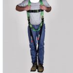 Suspension Trauma Straps Attached To Harness For Fall Protection Self-Rescue