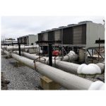 Maintenance for rooftop Chillers creates fall hazards for your work staff